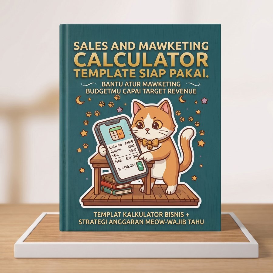 Sales and Marketing Budget Calculator template cover